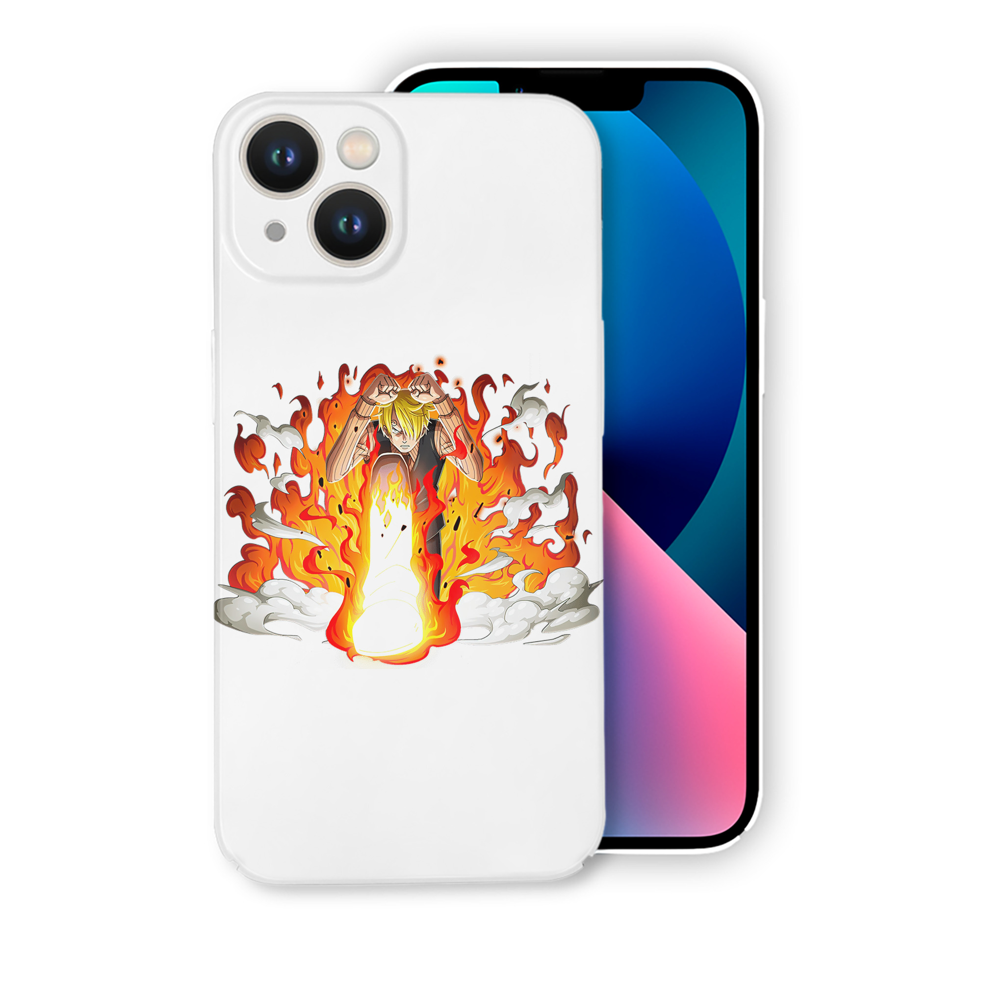 （画像用） ワンピース サンジ ONE PIECE Sanji 【iPhone 14シリーズ対応】ハードケース